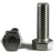 NEWPORT FASTENERS 1/4"-20 Hex Head Cap Screw, Plain 18-8 Stainless Steel, 2-1/4 in L, 100 PK 747323-100